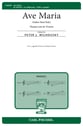 Ave Maria SATB choral sheet music cover
